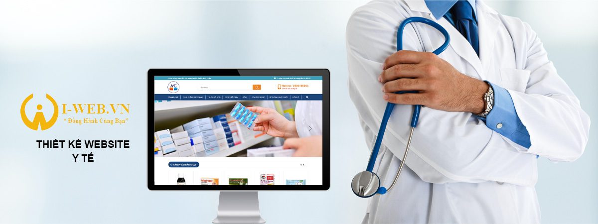  Thiết kế website y tế